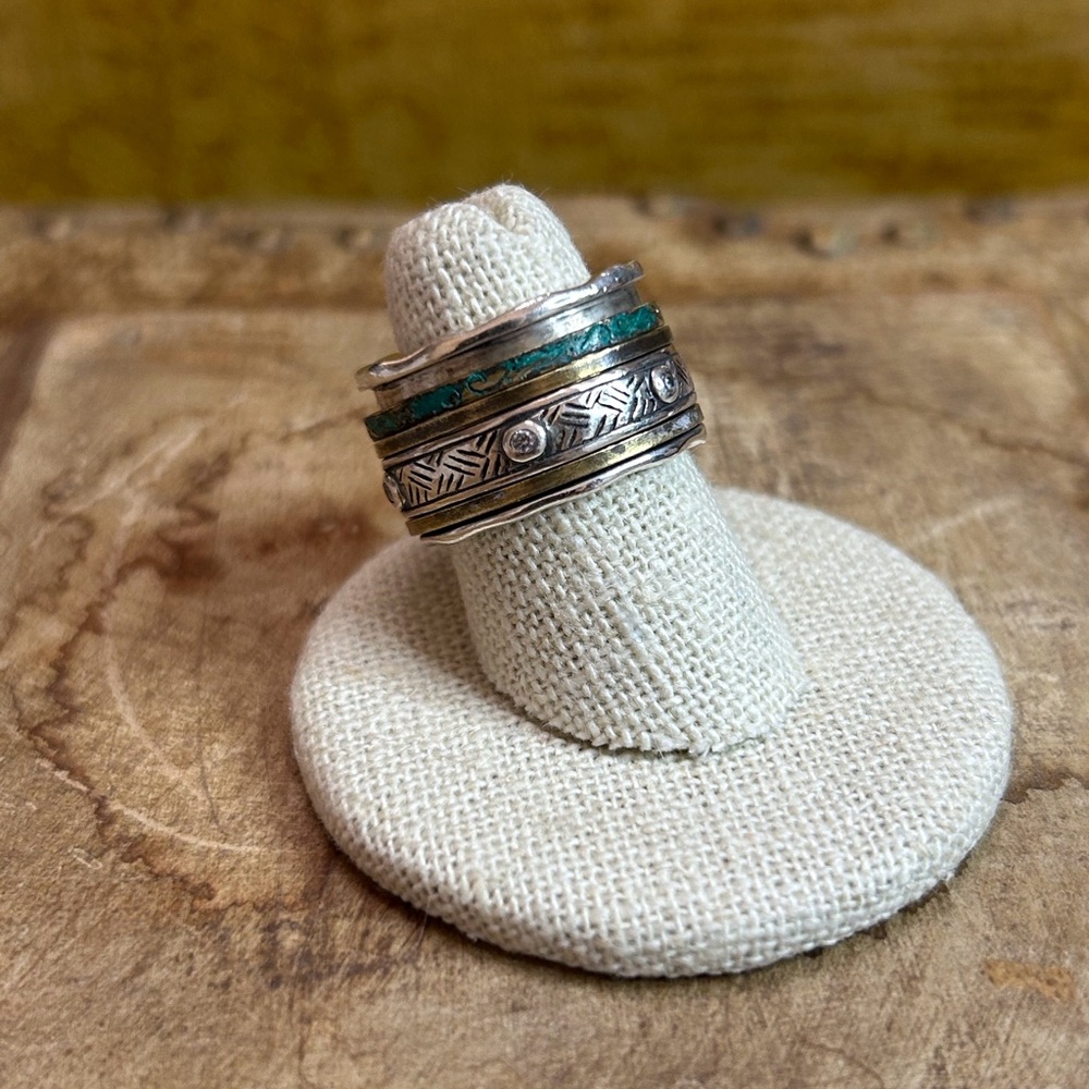 Silpada Isabella Spinner Ring R3137 Size 7